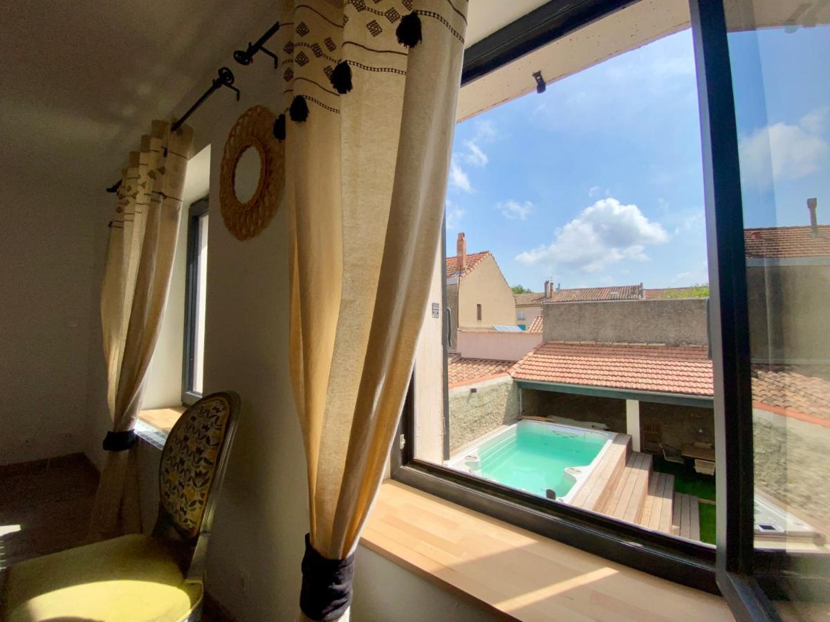 Les Bulles De Carca - Maison Avec Spa De Nage Carcassonne Exteriér fotografie